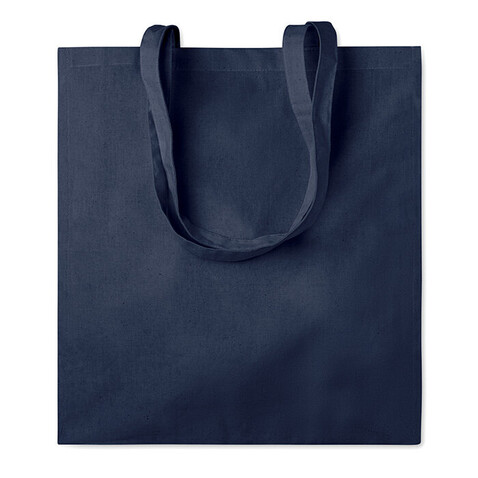 Baumwoll-Einkaufstas 140g/m² - Marineblau bedrucken, Art.-Nr. MO9596-85