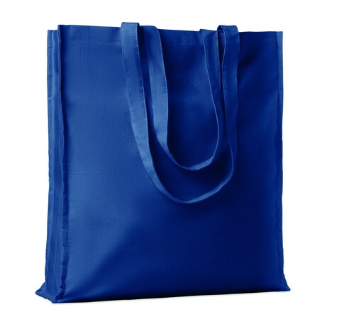 Baumwoll-Einkaufstas 140g/m² - Blau bedrucken, Art.-Nr. MO9596-04