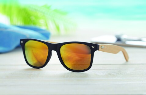 Sonnenbrille - Gelb bedrucken, Art.-Nr. MO9617-08