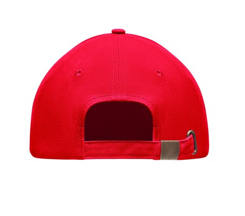 Baseball cap 6 panels 270g/m² - Rot bedrucken, Art.-Nr. MO9643-05
