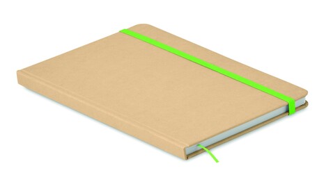 DIN A5 Notizbuch recycelt - Limette bedrucken, Art.-Nr. MO9684-48