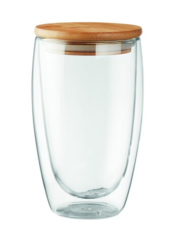 Doppelwandiges Glas 450 ml - Transparent bedrucken, Art.-Nr. MO9721-22 Doppelwandiges Glas 450 ml - Transparent bedrucken, Art.-Nr. MO9721-22