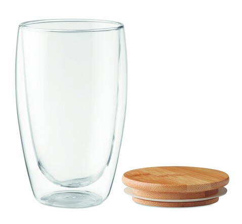 Doppelwandiges Glas 450 ml - Transparent bedrucken, Art.-Nr. MO9721-22 Doppelwandiges Glas 450 ml - Transparent bedrucken, Art.-Nr. MO9721-22