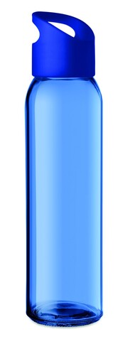 Trinkflasche Glas 470 ml - Königsblau bedrucken, Art.-Nr. MO9746-37