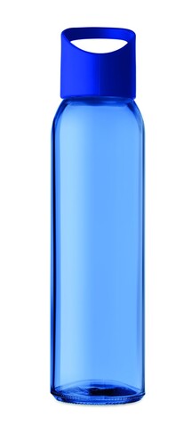 Trinkflasche Glas 470 ml - Königsblau bedrucken, Art.-Nr. MO9746-37