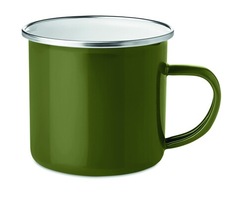 Vintage Kaffeebecher - Grün bedrucken, Art.-Nr. MO9756-09