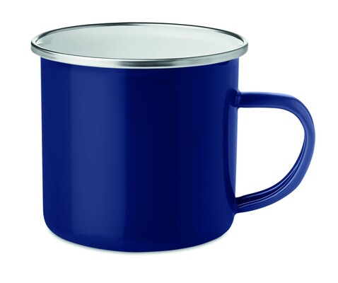 Vintage Kaffeebecher - Blau bedrucken, Art.-Nr. MO9756-04