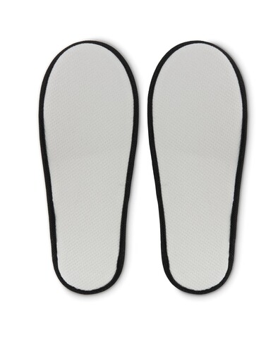 Hotelslipper im Etui - Schwarz bedrucken, Art.-Nr. MO9782-03