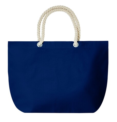 Strandtasche mit Kordelgriff - Blau bedrucken, Art.-Nr. MO9813-04