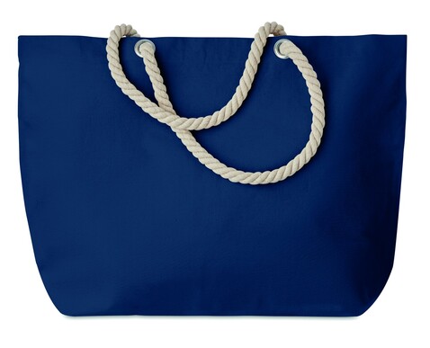 Strandtasche mit Kordelgriff - Blau bedrucken, Art.-Nr. MO9813-04