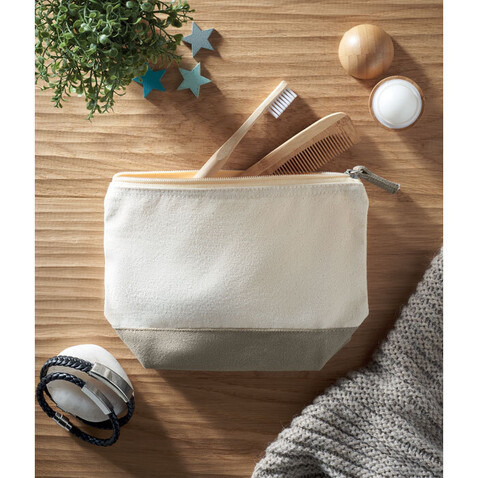 Kosmetiktasche - Grau bedrucken, Art.-Nr. MO9815-07