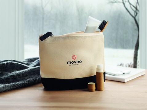 Kosmetiktasche - Schwarz bedrucken, Art.-Nr. MO9815-03 Kosmetiktasche - Schwarz bedrucken, Art.-Nr. MO9815-03