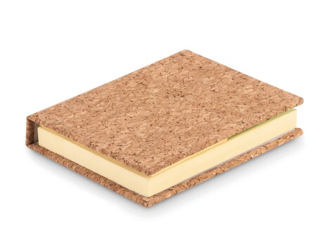 Notizblock-Set mit Kork - Beige bedrucken, Art.-Nr. MO9855-13 Notizblock-Set mit Kork - Beige bedrucken, Art.-Nr. MO9855-13
