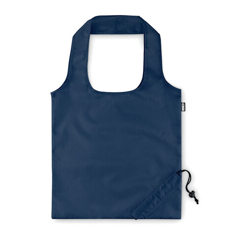 Faltbare Einkaufstasche RPET - Marineblau bedrucken, Art.-Nr. MO9861-85 Faltbare Einkaufstasche RPET - Marineblau bedrucken, Art.-Nr. MO9861-85