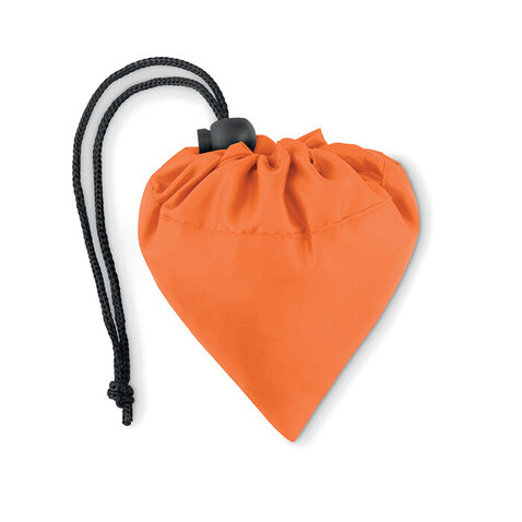 Faltbare Einkaufstasche RPET - Orange bedrucken, Art.-Nr. MO9861-10
