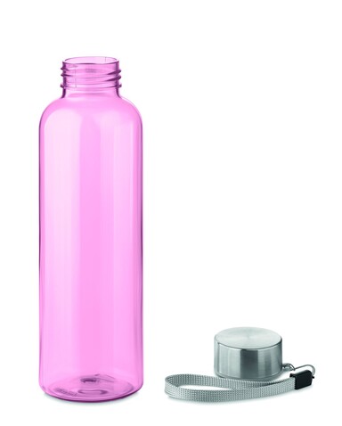RPET-Flasche 500ml - Transparent Pink bedrucken, Art.-Nr. MO9910-31 RPET-Flasche 500ml - Transparent Pink bedrucken, Art.-Nr. MO9910-31