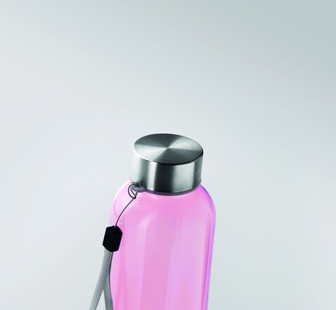 RPET-Flasche 500ml - Transparent Pink bedrucken, Art.-Nr. MO9910-31 RPET-Flasche 500ml - Transparent Pink bedrucken, Art.-Nr. MO9910-31