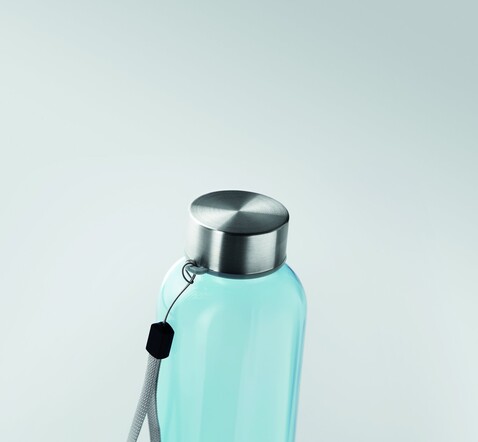 RPET-Flasche 500ml - Transparent Hellblau bedrucken, Art.-Nr. MO9910-52