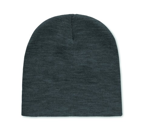 Beanie RPET Polyester - Weiß/schwarz bedrucken, Art.-Nr. MO9964-33 Beanie RPET Polyester - Weiß/schwarz bedrucken, Art.-Nr. MO9964-33