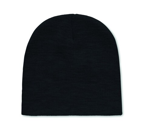 Beanie RPET Polyester - Schwarz bedrucken, Art.-Nr. MO9964-03 Beanie RPET Polyester - Schwarz bedrucken, Art.-Nr. MO9964-03