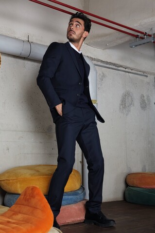 MARIUS MEN SUIT JACKET - Night bedrucken, Art.-Nr. N03164-NH-M MARIUS MEN SUIT JACKET - Night bedrucken, Art.-Nr. N03164-NH-M