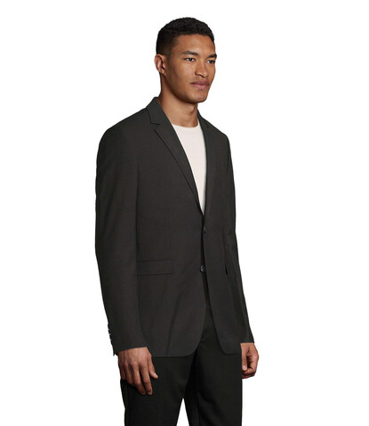 MARIUS MEN SUIT JACKET - Deep Black bedrucken, Art.-Nr. N03164-DB-062