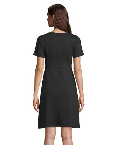 CAMILLE DRESS - Deep Black bedrucken, Art.-Nr. N03171-DB-XS