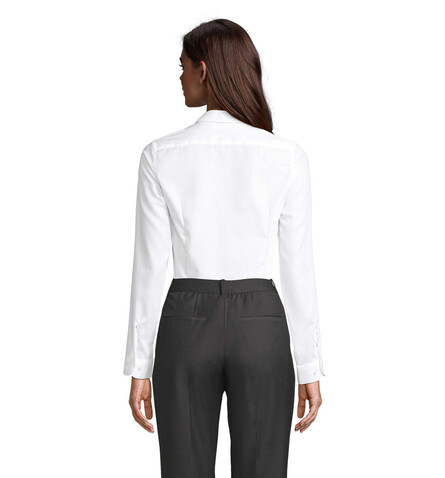 BLAISE WOMEN SHIRT - Optic White bedrucken, Art.-Nr. N03183-OQ-XL