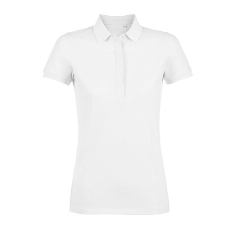 OWEN WOMEN POLO 215 - Optic White bedrucken, Art.-Nr. N03189-OQ-3XL