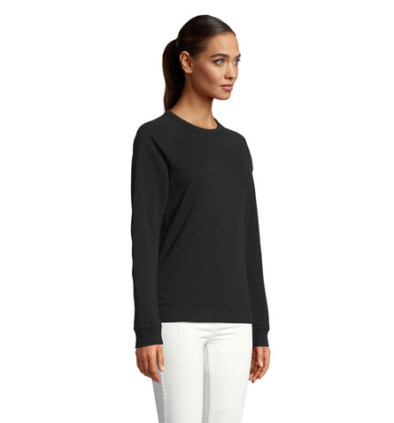 NELSON WOMEN SWEAT 400 - Deep Black bedrucken, Art.-Nr. N03195-DB-M NELSON WOMEN SWEAT 400 - Deep Black bedrucken, Art.-Nr. N03195-DB-M
