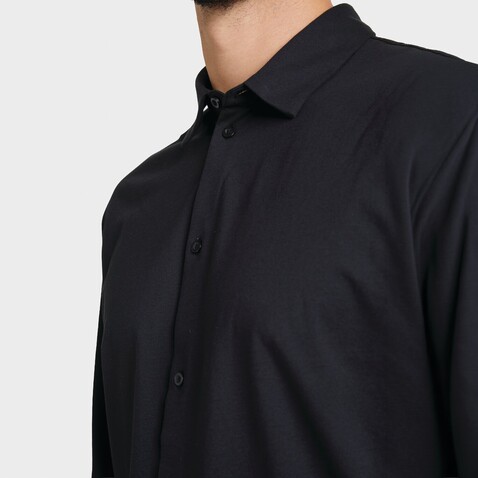 BALTHAZAR MEN SHIRT - Deep Black bedrucken, Art.-Nr. N03198-DB-3XL