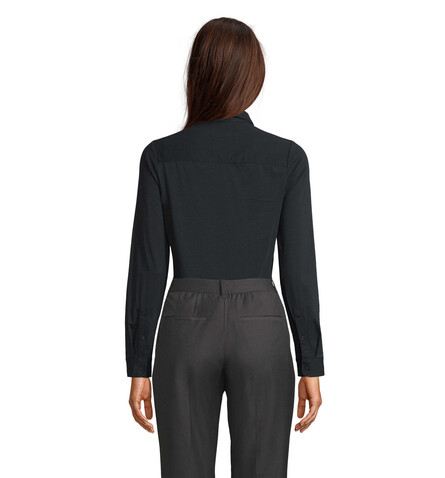 BALTHAZAR WOMEN SHIRT - Deep Black bedrucken, Art.-Nr. N03199-DB-M BALTHAZAR WOMEN SHIRT - Deep Black bedrucken, Art.-Nr. N03199-DB-M