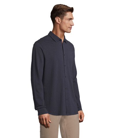 BASILE MEN SHIRT - Night bedrucken, Art.-Nr. N03777-NH-L BASILE MEN SHIRT - Night bedrucken, Art.-Nr. N03777-NH-L