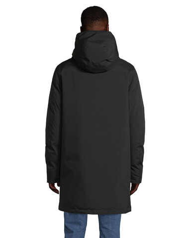 ALFI MEN WARM JACKET - Deep Black bedrucken, Art.-Nr. N04002-DB-3XL