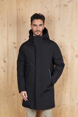 ALFI MEN WARM JACKET - Deep Black bedrucken, Art.-Nr. N04002-DB-3XL