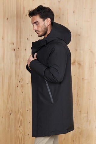 ALFI MEN WARM JACKET - Deep Black bedrucken, Art.-Nr. N04002-DB-3XL