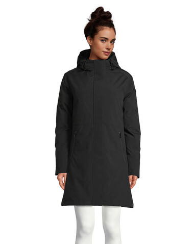 ALFI WOMEN WARM JACKET - Deep Black bedrucken, Art.-Nr. N04005-DB-M