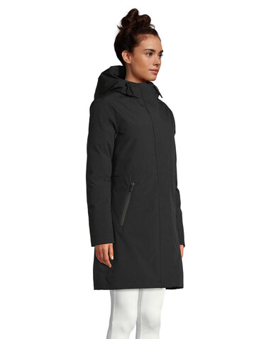 ALFI WOMEN WARM JACKET - Deep Black bedrucken, Art.-Nr. N04005-DB-M