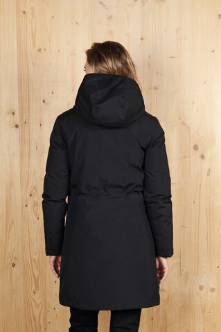 ALFI WOMEN WARM JACKET - Deep Black bedrucken, Art.-Nr. N04005-DB-M
