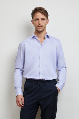 BAPTISTE MEN - Blau Gestreift bedrucken, Art.-Nr. N04338-BS-4XL BAPTISTE MEN - Blau Gestreift bedrucken, Art.-Nr. N04338-BS-4XL