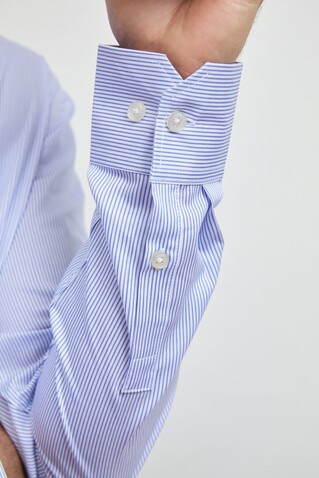 BAPTISTE MEN - Blau Gestreift bedrucken, Art.-Nr. N04338-BS-4XL BAPTISTE MEN - Blau Gestreift bedrucken, Art.-Nr. N04338-BS-4XL