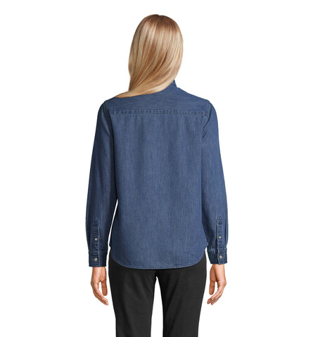 BENNETT WOMEN DENIM SHIRT - Light Oxford bedrucken, Art.-Nr. N04797-LO-XXL BENNETT WOMEN DENIM SHIRT - Light Oxford bedrucken, Art.-Nr. N04797-LO-XXL
