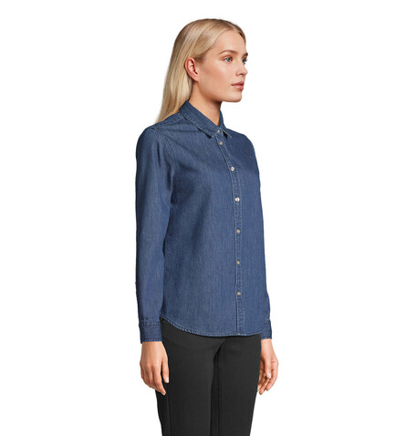 BENNETT WOMEN DENIM SHIRT - Light Oxford bedrucken, Art.-Nr. N04797-LO-XXL BENNETT WOMEN DENIM SHIRT - Light Oxford bedrucken, Art.-Nr. N04797-LO-XXL