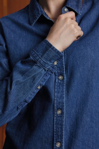 BENNETT WOMEN DENIM SHIRT - Light Oxford bedrucken, Art.-Nr. N04797-LO-XXL BENNETT WOMEN DENIM SHIRT - Light Oxford bedrucken, Art.-Nr. N04797-LO-XXL