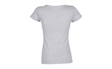 TEMPO WOMEN 185 T-SHIRT - Graue Melange bedrucken, Art.-Nr. R03257-GM-M TEMPO WOMEN 185 T-SHIRT - Graue Melange bedrucken, Art.-Nr. R03257-GM-M
