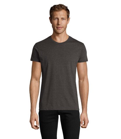 REGENT FIT HERREN 150g - Charcoal Melange bedrucken, Art.-Nr. S00553-CE-S REGENT FIT HERREN 150g - Charcoal Melange bedrucken, Art.-Nr. S00553-CE-S