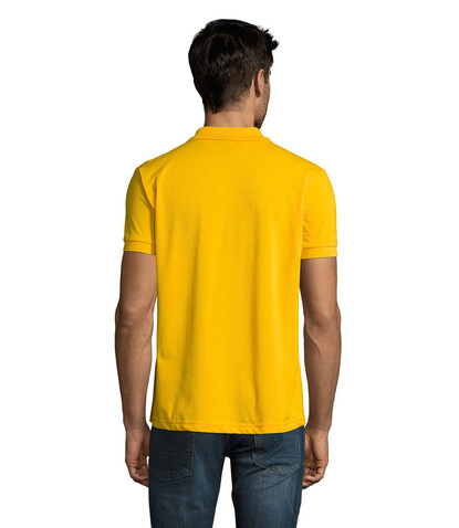 PRIME HERREN POLO 200g - Gold bedrucken, Art.-Nr. S00571-GO-3XL