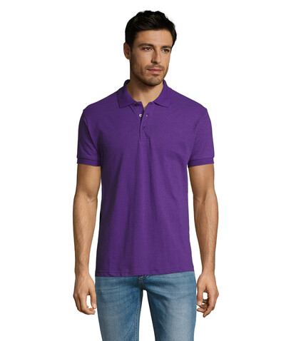 PRIME HERREN POLO 200g - Dark Purple bedrucken, Art.-Nr. S00571-DA-5XL PRIME HERREN POLO 200g - Dark Purple bedrucken, Art.-Nr. S00571-DA-5XL
