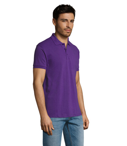 PRIME HERREN POLO 200g - Dark Purple bedrucken, Art.-Nr. S00571-DA-5XL PRIME HERREN POLO 200g - Dark Purple bedrucken, Art.-Nr. S00571-DA-5XL