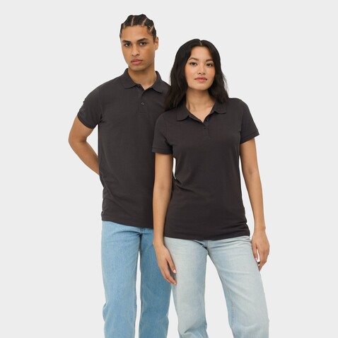 PRIME HERREN POLO 200g - Dunkelgrau bedrucken, Art.-Nr. S00571-DG-5XL
